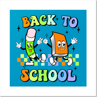 Back To School With aA Fun Retro Design Posters and Art